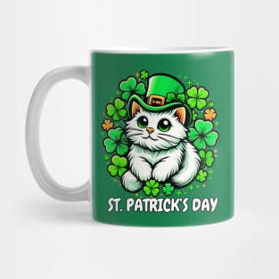 Cute Cat St Patricks funny St Patricks Cat Mug